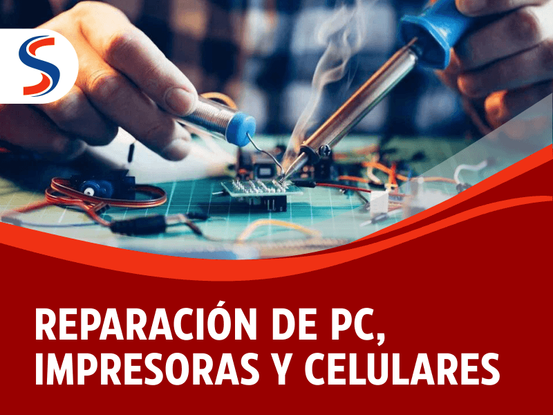 Reparación de PC + Impresoras y Celulares.