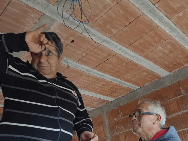Pasantía del curso de electricidad en San Joaquín